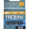 Trojan Bareskin Condoms - Box of 3