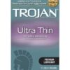 Trojan Ultra Thin Condoms - Box of 12