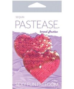 Pastease Color Changing Flip Sequins Heart - Pink O/S