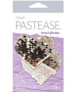 Pastease Color Changing Flip Sequins Heart - Rose Gold O/S