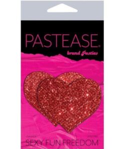 Pastease Glitter Heart -  Red O/S