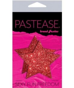 Pastease Glitter Star - Red O/S