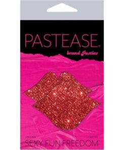 Pastease Glitter Lips - Red O/S