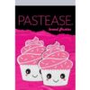 Pastease Cupcake Glittery Frosting Nipple Pastie - White O/S