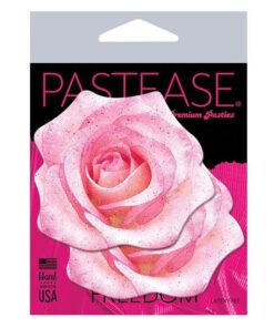 Pastease Premium Glitter Velvet Blooming Rose - Pink O/S
