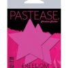 Pastease Basic Star Black Light Reactive - Neon Pink O/S