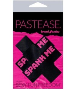 Pastease Spank Me Plus - Black/Pink O/S