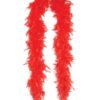 Lightweight Feather Boa - Red