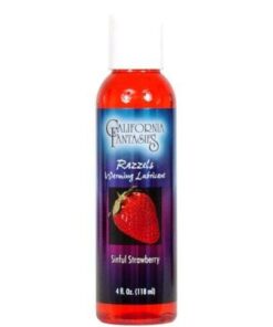 Razzels Warming Lubricant - 4 oz Sinful Strawberry