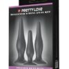 Pretty Love Beginner's Mini Anal Kit - Black Set of 3