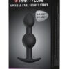 Pretty Love 4.05" Silicone Anal Plug w/Ball - Black