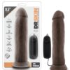 Blush Dr. Skin Dr. Throb 9.5" Cock w/Suction Cup - Chocolate