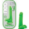 Blush Neo Dual Density 6" Cock - Neon Green