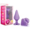 Blush Play with Me Naughty Candy Heart Do Me Now Plug - Purple