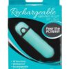 Simple & True Rechargeable Vibrating Bullet - Teal