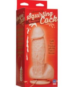 Squirting Realistic Cock w/Splooge Juice - Flesh