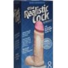 Realistic 8" Ultraskyn Cock w/Balls - White