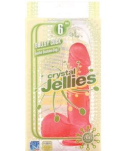 Crystal Jellies 6" Ballsy Cock - Pink