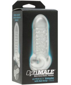 OptiMale Extender w/Ball Strap Thick - Frost