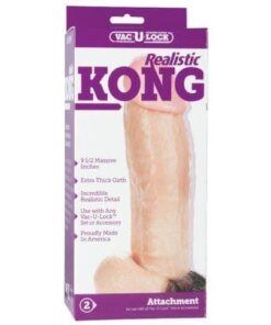 Vac-U-Lock Kong Realistic - White