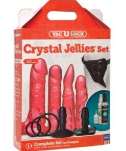 Vac-U-Lock Crystal Jellies Set - Pink