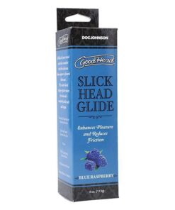 GoodHead Slick Head Glide Bulk - 4 oz Blue Raspberry