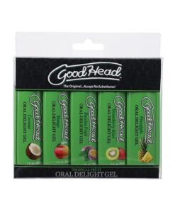 GoodHead Tropical Fruits Oral Delight Gel - Asst. Flavors Pack of 5