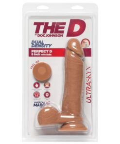 The D 8" Perfect D w/Balls - Caramel