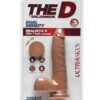The D 7" Realistic D Slim w/Balls - Caramel