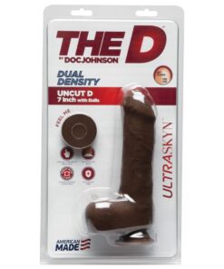 The D 7" Uncut D w/Balls - Chocolate