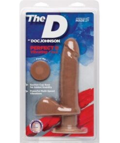 The D 7" Vibrating Perfect D - Caramel