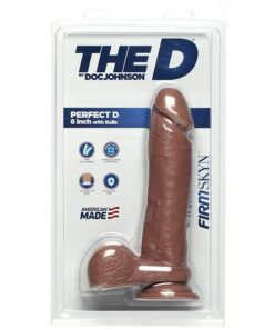 The D 8" Perfect D w/Balls - Caramel