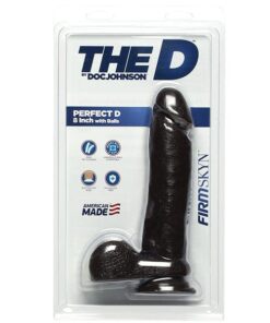 The D 8" Perfect D w/Balls - Chocolate