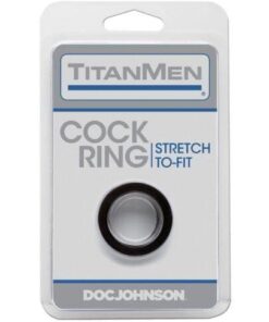 Titanmen Tools Cock Ring - Black