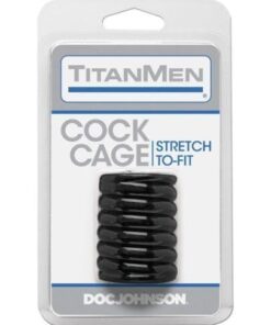 Titanmen Tools Cock Cage - Black