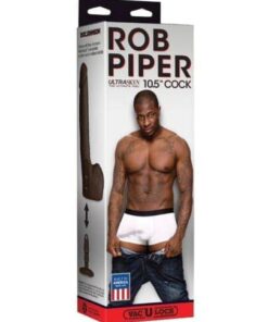 Rob Piper Cock w/Balls & Suction Cup - Chocolate
