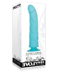 Evolved Love Large Dildo - Blue