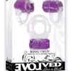 Evolved Ring True Unique Pleasure Rings Kit - 3 Pack Clear/Purple