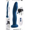 Gender X Snuggle Up Dual Motor Strap On Vibe w/Harness - Blue