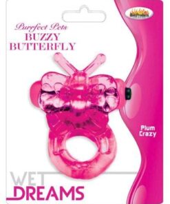 Wet Dreams Purrfect Pet Buzzy Butterfly - Magenta
