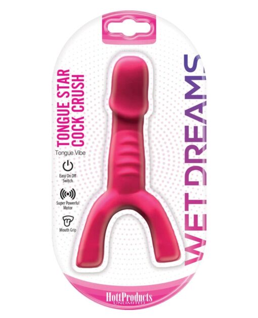 Wet Dreams Tongue Star Cock Crush Vibe - Pink