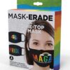 Hott Products Mask-erade Masks - Pride/Gay Again/ Rainbow Kiss Pack of 3