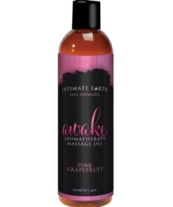 Intimate Earth Awake Massage Oil - 120 ml Black Pepper & Pink Grapefruit