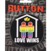 3" Button Men - Love Wins
