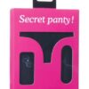 Love to Love Secret Vibrating Panty - Black