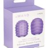 Le Wand Silicone Texture Covers - Violet Pack of 2