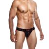 Male Basics Neon Jockstrap Red LG