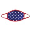 Neva Nude Murica USA Blue Star Mask w/100% Cotton Liner Red MD