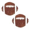 Neva Nude Football Glitter Pasties - Brown O/S