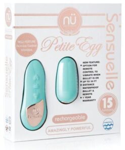 Sensuelle Remote Control Petite Egg - 15 Function Blue